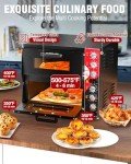 PYY Double Deck Commercial Pizza Oven with Timer