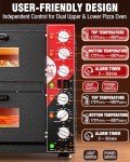 PYY Double Deck Commercial Pizza Oven with Timer