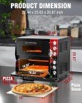 PYY Double Deck Commercial Pizza Oven with Timer