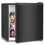Antarctic Star Mini Refrigerator with Freezer, 1.4 Cu. Ft