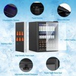 Erivess 70 Can Freestanding Beverage Refrigerator