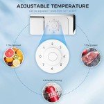 Antarctic Star Mini Refrigerator with Freezer, 1.4 Cu. Ft