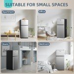 4.5 Cu Ft Mini Fridge with LED Light