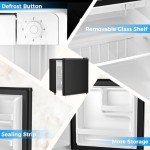 Antarctic Star Mini Refrigerator with Freezer, 1.4 Cu. Ft