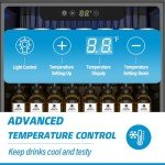 Erivess 70 Can Freestanding Beverage Refrigerator