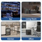 Erivess 70 Can Freestanding Beverage Refrigerator