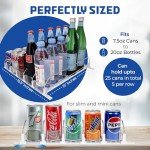 2025 Drink Organizer: Self-Pushing Soda Dispenser