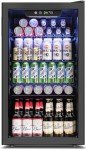 Feelfunn 3.2 Cu.Ft Mini Fridge with Glass Door