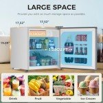 Antarctic Star 1.4 Cu. Ft Mini Fridge