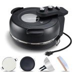 Davivy 16" Portable Indoor Pizza Oven - Black