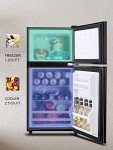 KRIB BLING 3.5 Cu.Ft Compact Mini Fridge