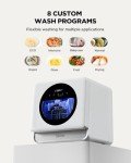Portable Mini Countertop Dishwasher with 8 Washing Modes