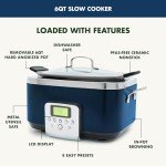 GreenPan Elite 6QT Programmable Electric Slow Cooker