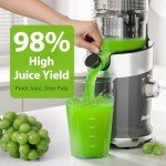 Aeitto Whole Fruit Juicer with 4.9" Wide Mouth