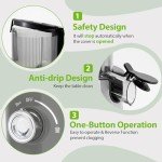 Aeitto Whole Fruit Juicer with 4.9" Wide Mouth