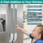 Non-Slip Refrigerator Door Handle Covers - Set of 4