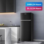 BANGSON 7.7 Cu.Ft Energy Efficient Apartment Refrigerator
