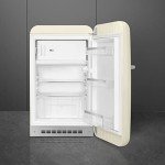 Smeg FAB10 50's Retro Cream Refrigerator, 4.48 Cu Ft