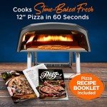 NutriChef Portable Gas Pizza Oven with Burner