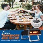 NutriChef Portable Gas Pizza Oven with Burner