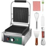 Homiesetify 2200W Cast Iron Panini Press