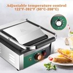 Homiesetify 2200W Cast Iron Panini Press