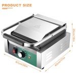 Homiesetify 2200W Cast Iron Panini Press