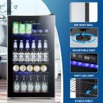Antarctic Star 120 Can Beverage Refrigerator Mini Fridge