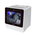 Compact Portable Dishwasher with 7 Washing Programs