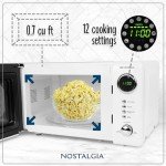 Nostalgia Retro Compact 0.7 Cu. Ft. Microwave Oven