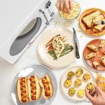 Nostalgia Retro Compact 0.7 Cu. Ft. Microwave Oven