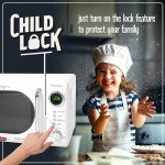 Nostalgia Retro Compact 0.7 Cu. Ft. Microwave Oven