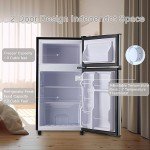 WANAI 3.5 Cu.Ft Mini Fridge with Freezer