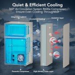 Electactic 3.1 Cu.Ft Compact Two-Door Fridge