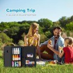 Kikihuose 22L Portable Mini Fridge for Food & Skincare