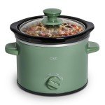 Colorful 2QT Mini Electric Round Slow Cooker