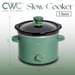 Colorful 2QT Mini Electric Round Slow Cooker