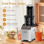 Whall Professional Masticating Slow Juicer - Gold