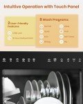 HAVA 2025 Portable Countertop Dishwasher with Softener