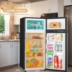 Manastin 4.5 Cu.Ft. Mini Fridge with Freezer