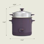 Bella 16-Cup Rice Cooker with Steamer and Accessories