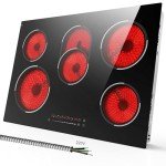 Traenvir 30" 5-Burner Electric Cooktop Stovetop