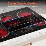 Traenvir 30" 5-Burner Electric Cooktop Stovetop