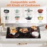 Traenvir 30" 5-Burner Electric Cooktop Stovetop