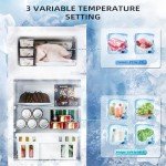 Antarctic Star 3.2 Cu.Ft Mini Refrigerator with Freezer