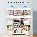 Antarctic Star 3.2 Cu.Ft Mini Refrigerator with Freezer