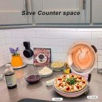 12" Electric Pizza Oven for Home Use - Pink