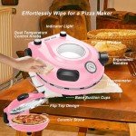 12" Electric Pizza Oven for Home Use - Pink