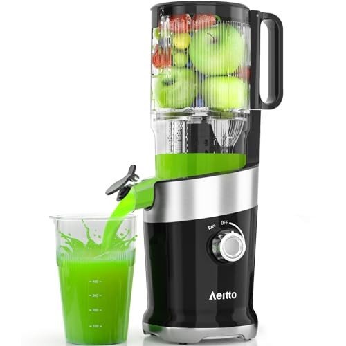 Aeitto Cold Press Juicer with Wide Mouth