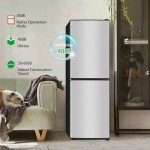 Rosmena 5.6 Cu.Ft Double Door Refrigerator with Freezer